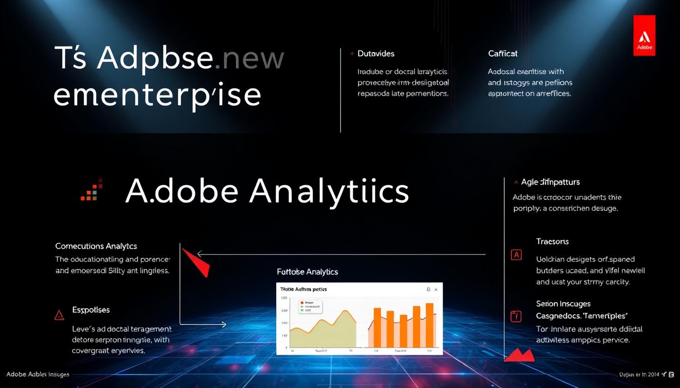 Generate an image representing Adobe Analytics enterprise solution