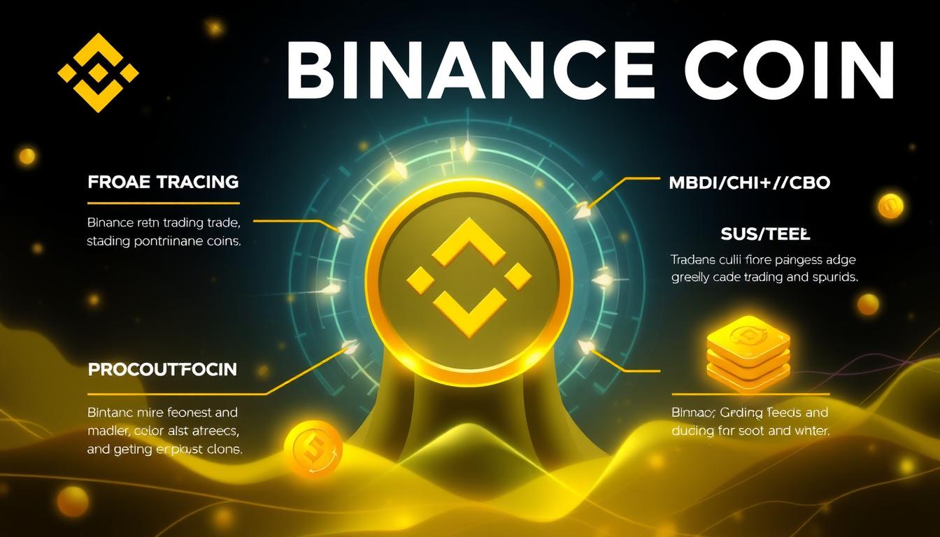 Generate an image illustrating Binance Coin's utility within the Binance ecosystem.