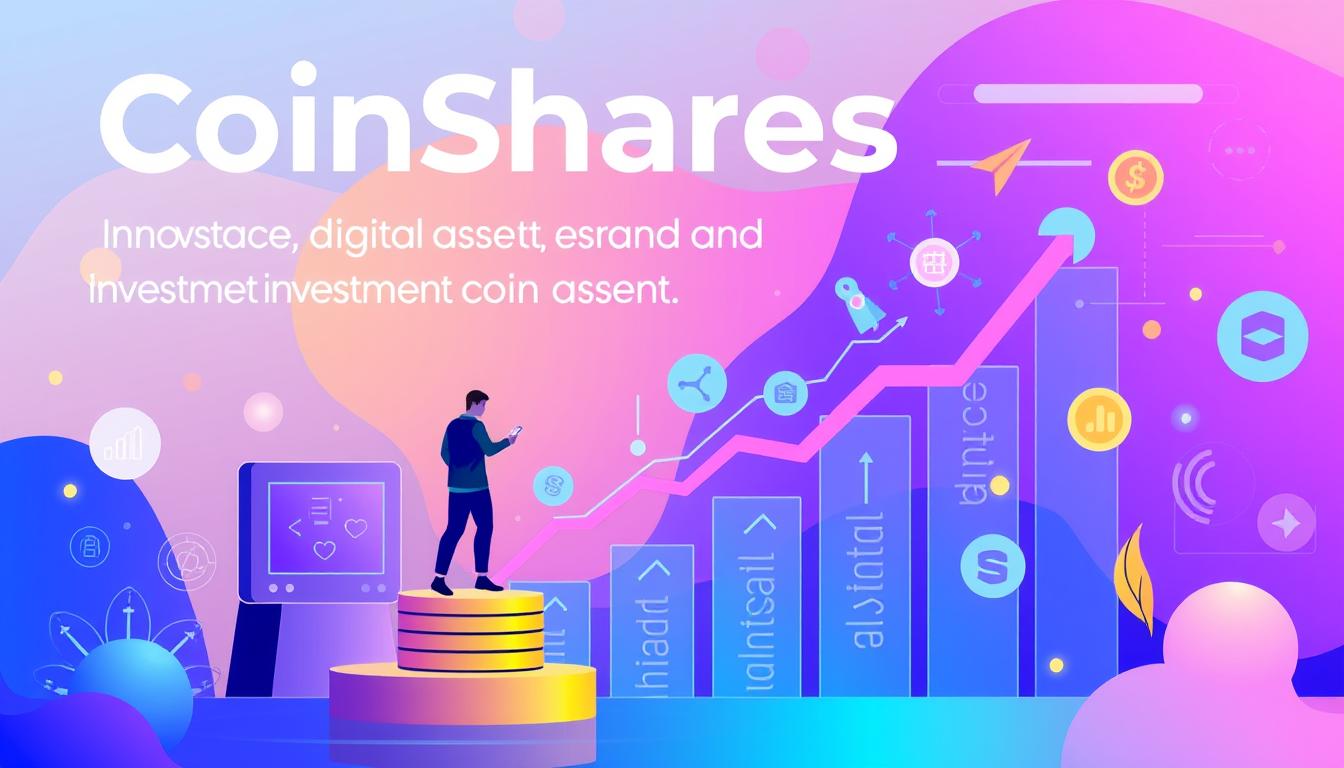 An image representing CoinShares' digital asset investment solutions