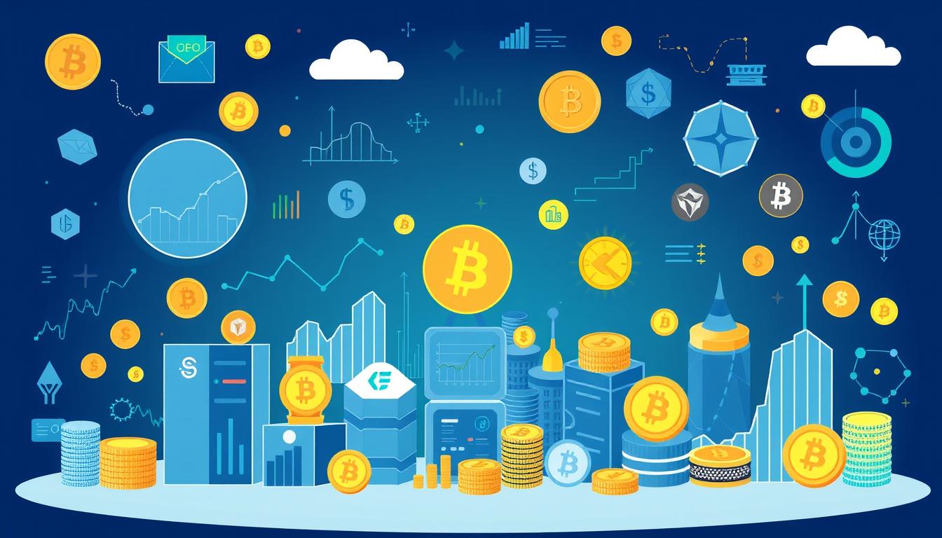 An image representing a portfolio of crypto stocks and blockchain companies