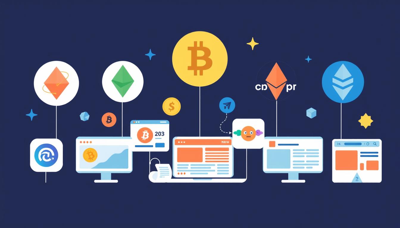 Image of top cryptocurrency news websites