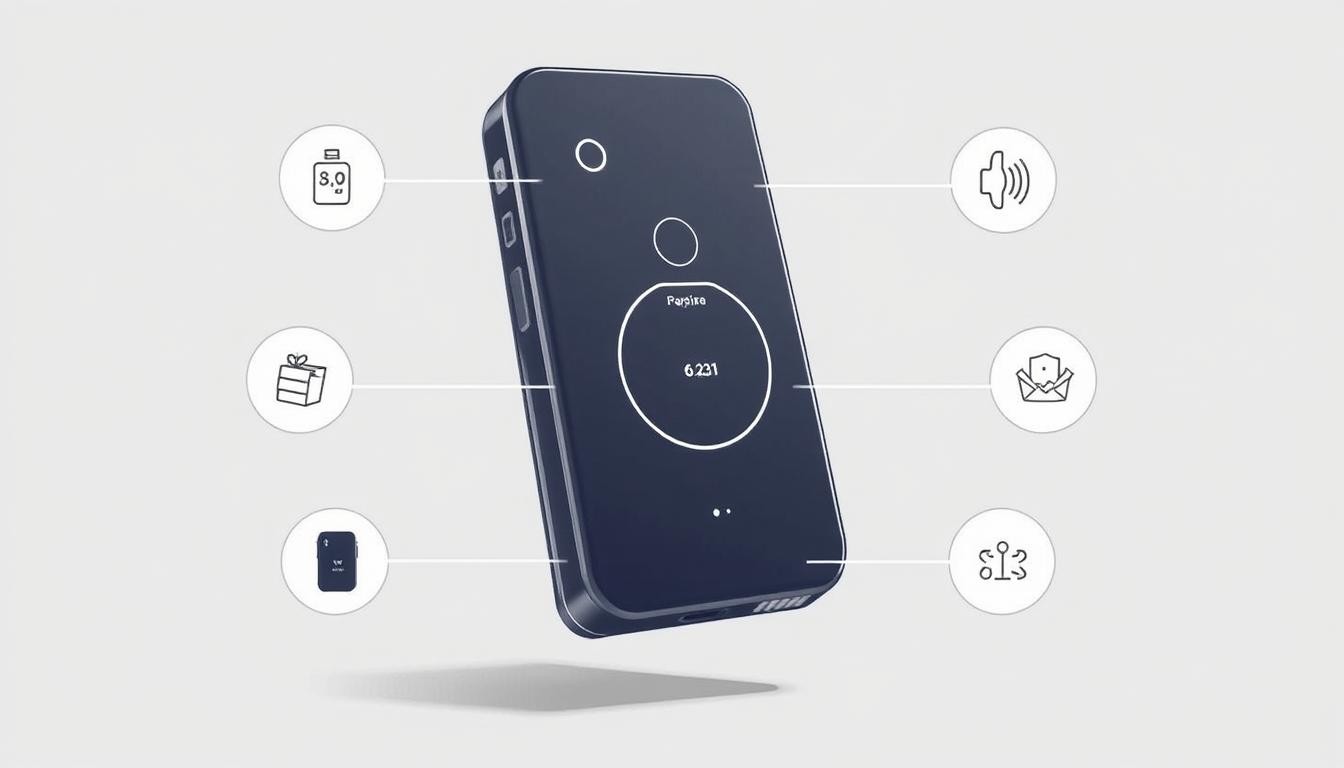Image of a hardware wallet device