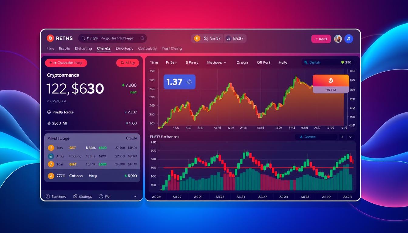 Image of a popular cryptocurrency exchange platform