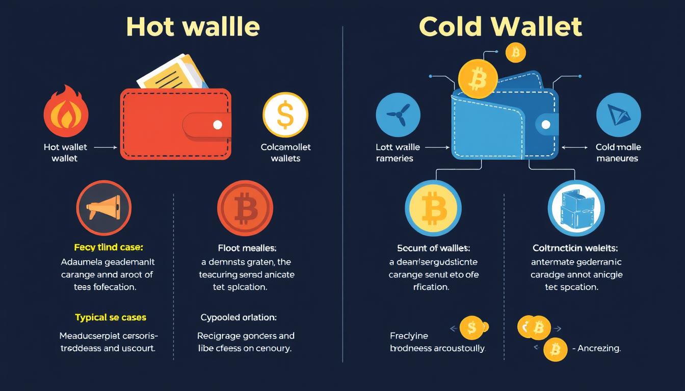 Image comparing hot and cold wallets