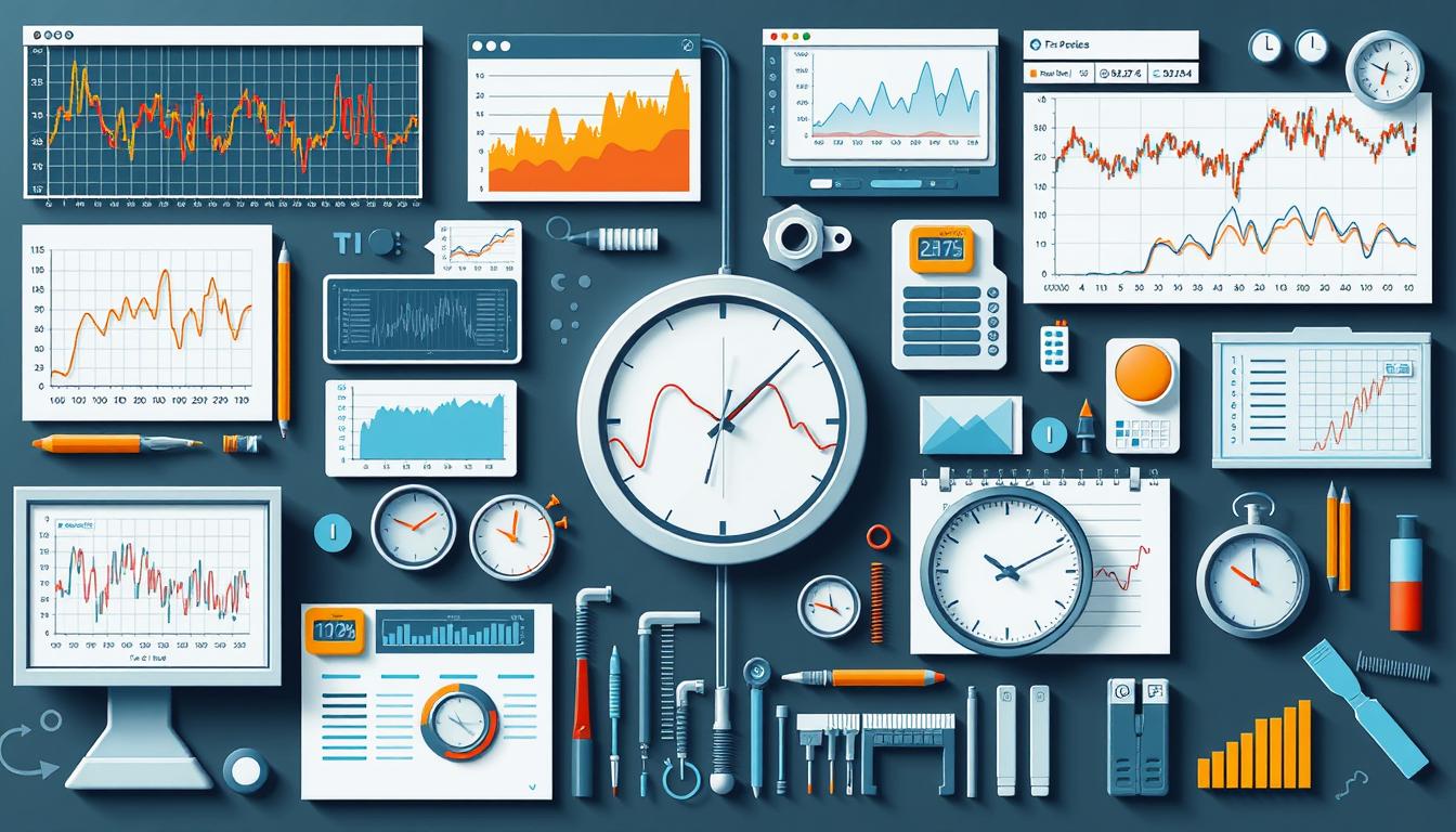 Generate an image showing time series analysis tools