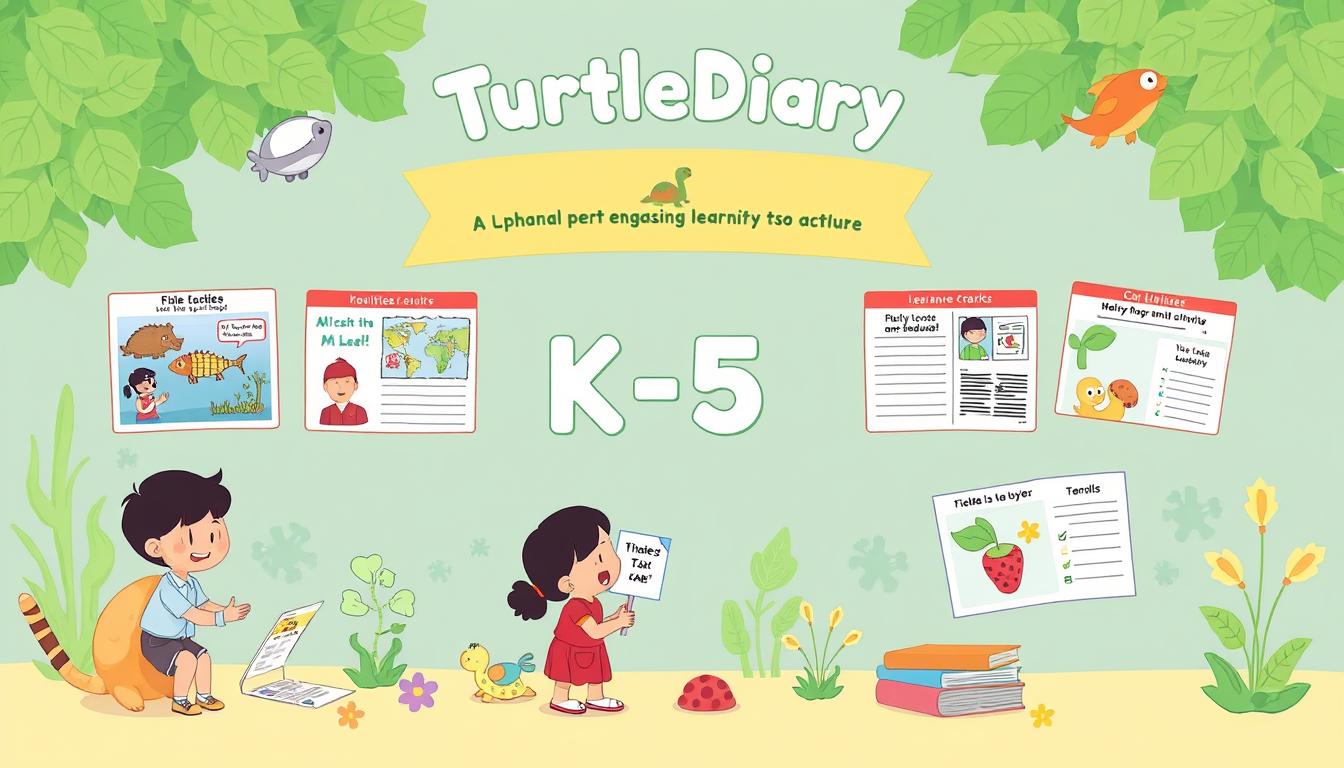 Image of TurtleDiary's learning activities for K-5 students