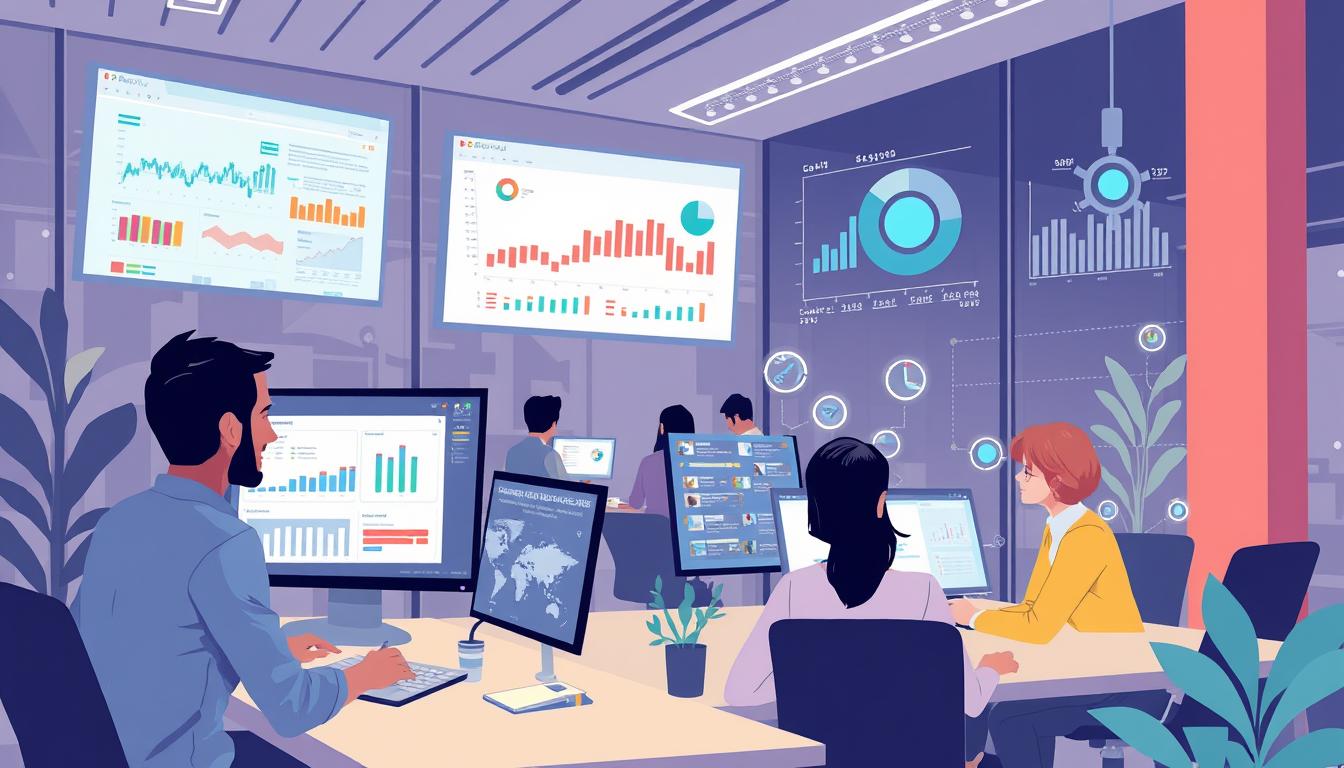 Generate an image of Tableau's AI data analysis tools in use.