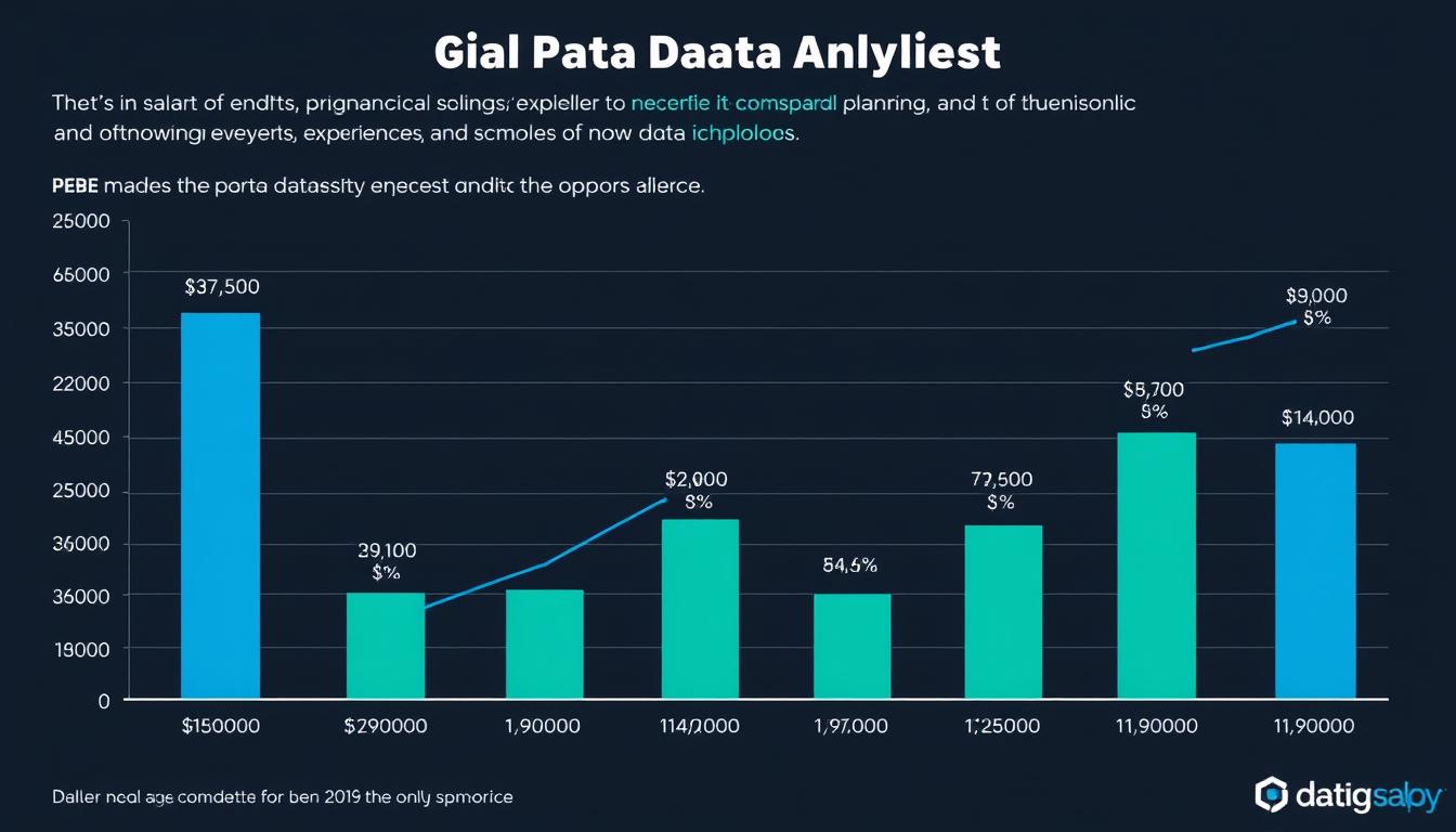 Image of a data analyst salary graph