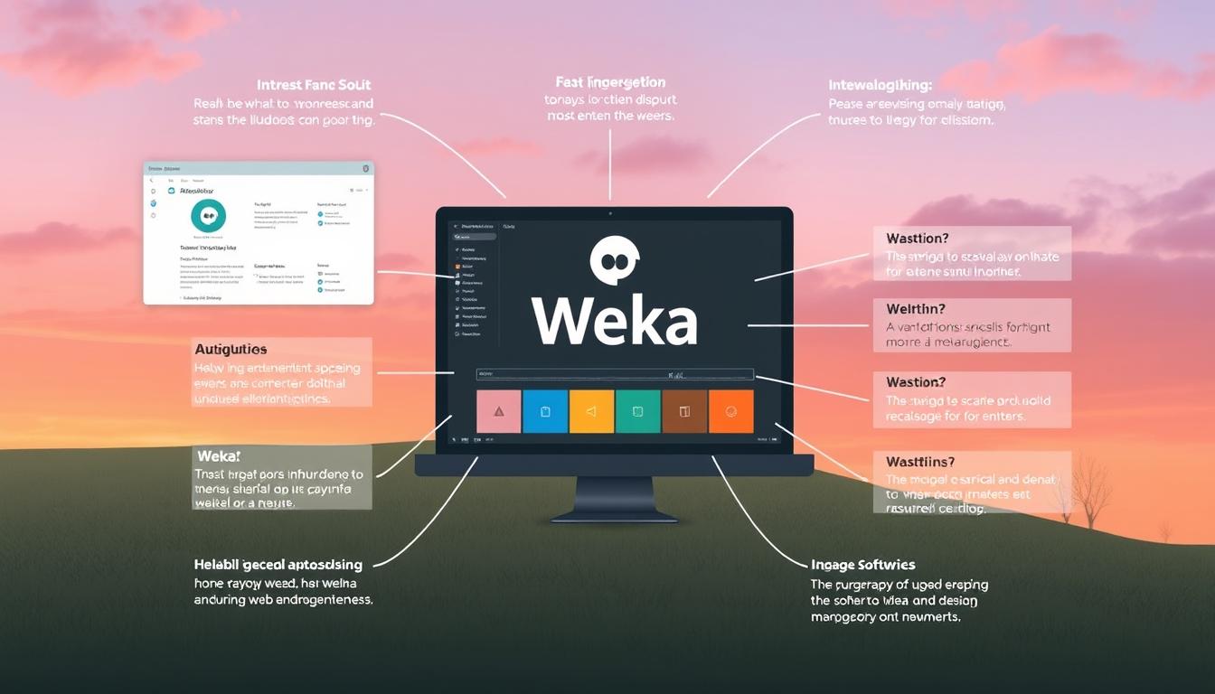 An image of Weka's interface