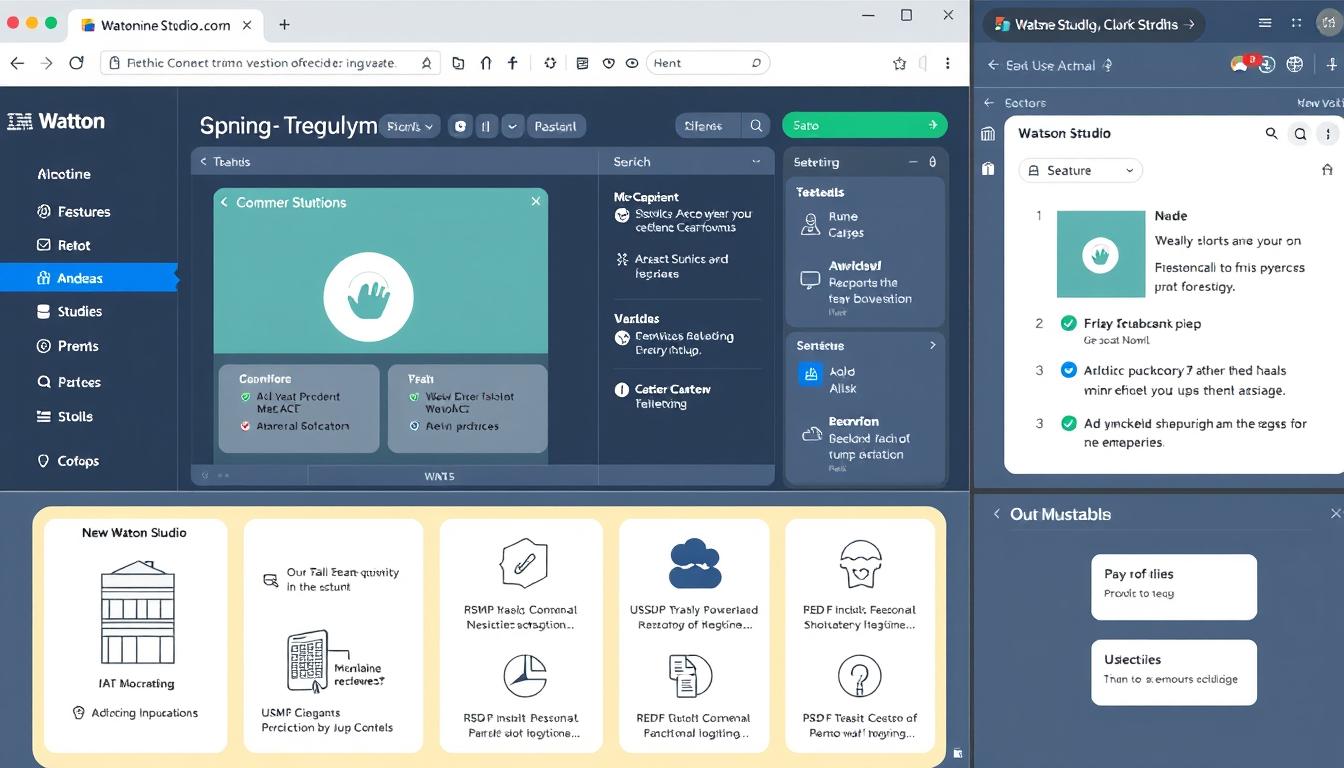 An image of IBM Watson Studio's interface