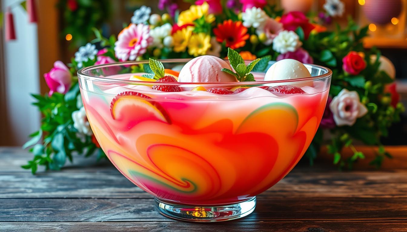 How to Craft the Perfect Rainbow Sherbet Punch: A Step-by-Step Guide 2 party punch with sherbet