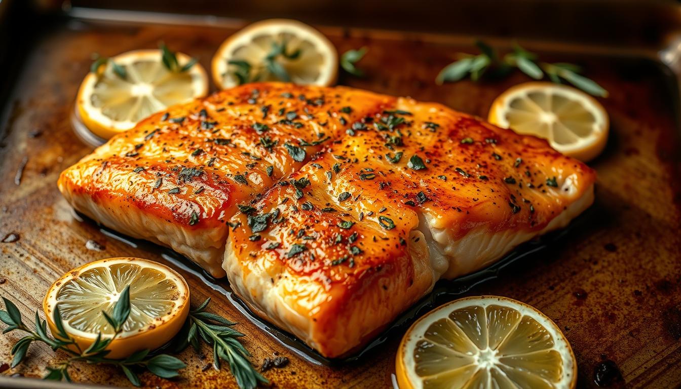 salmon steak oven cooking