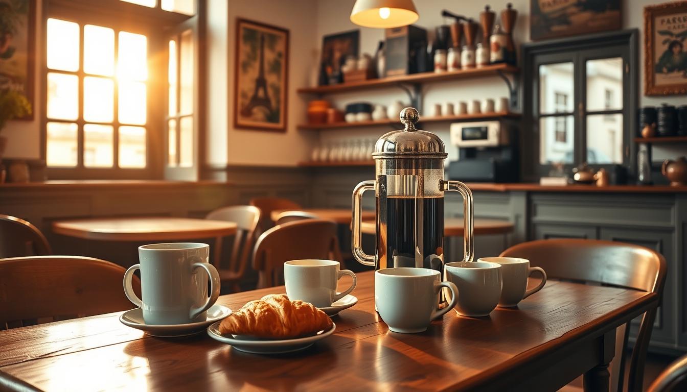 french press café
