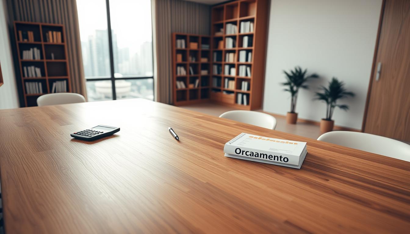definição de orçamento