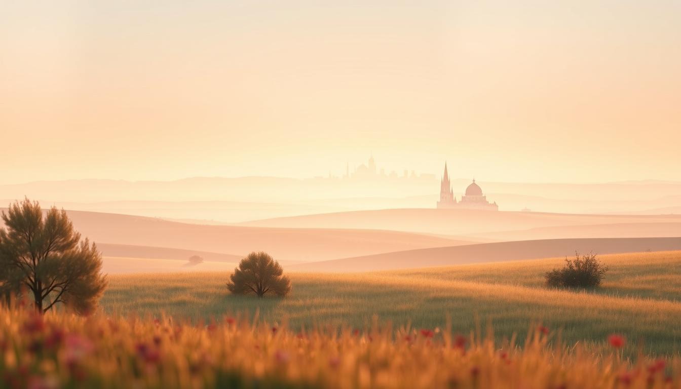 A tranquil, pastel-hued landscape unfolds, capturing the evolving trends within the EU funding environment in Latvia. In the foreground, a diverse tapestry of shapes and colors suggests the nuanced changes and shifting priorities. The middle ground features a serene, rolling meadow, symbolizing the political climate's fluidity. In the distant background, a majestic, softly lit skyline hints at the broader European context, casting a contemplative glow over the scene. The lighting is warm and diffused, evoking a sense of contemplation and introspection. The composition is balanced and harmonious, reflecting the thoughtful consideration of the topic at hand.