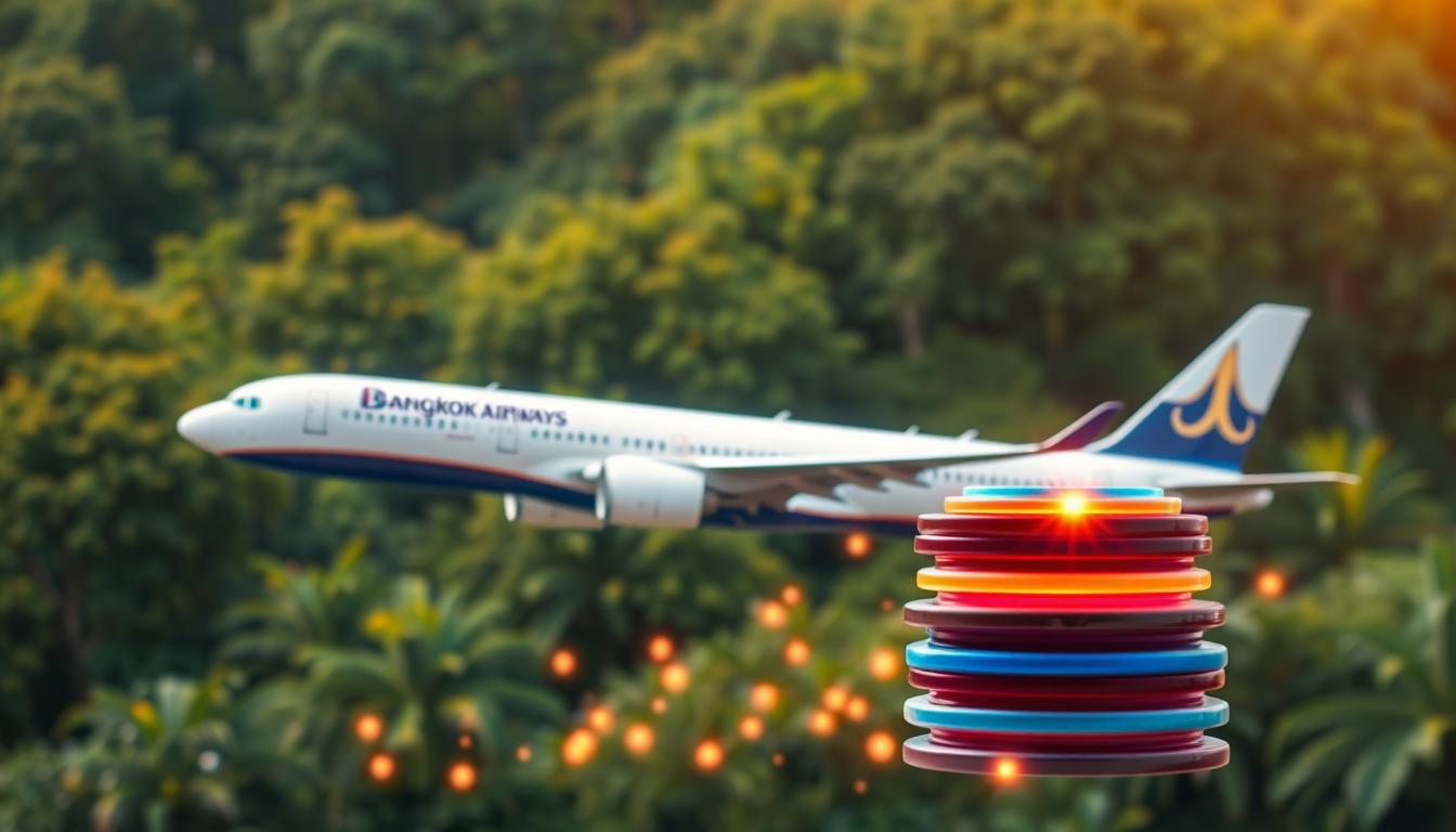 คะแนนสะสมสำหรับเที่ยวบินกับบางกอกแอร์เวย์ส﻿ (Bangkok Airways Royal Orchid Plus)