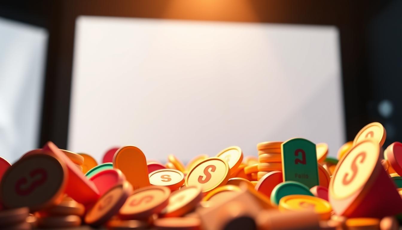 A digital illustration depicting a collection of points or rewards, showcasing a vibrant, modern aesthetic. The foreground features a dynamic arrangement of various geometric shapes and forms, representing the different point values or tiers of a rewards program. The middle ground showcases a sleek, minimalist design with clean lines and a neutral color palette, creating a sense of sophistication. The background subtly incorporates a pattern or subtle texture, adding depth and visual interest. The overall composition should convey a sense of balance, organization, and the rewards program's attention to detail. Lighting should be soft and diffused, creating a warm, inviting atmosphere. The camera angle should be slightly elevated, allowing for a comprehensive view of the entire scene.