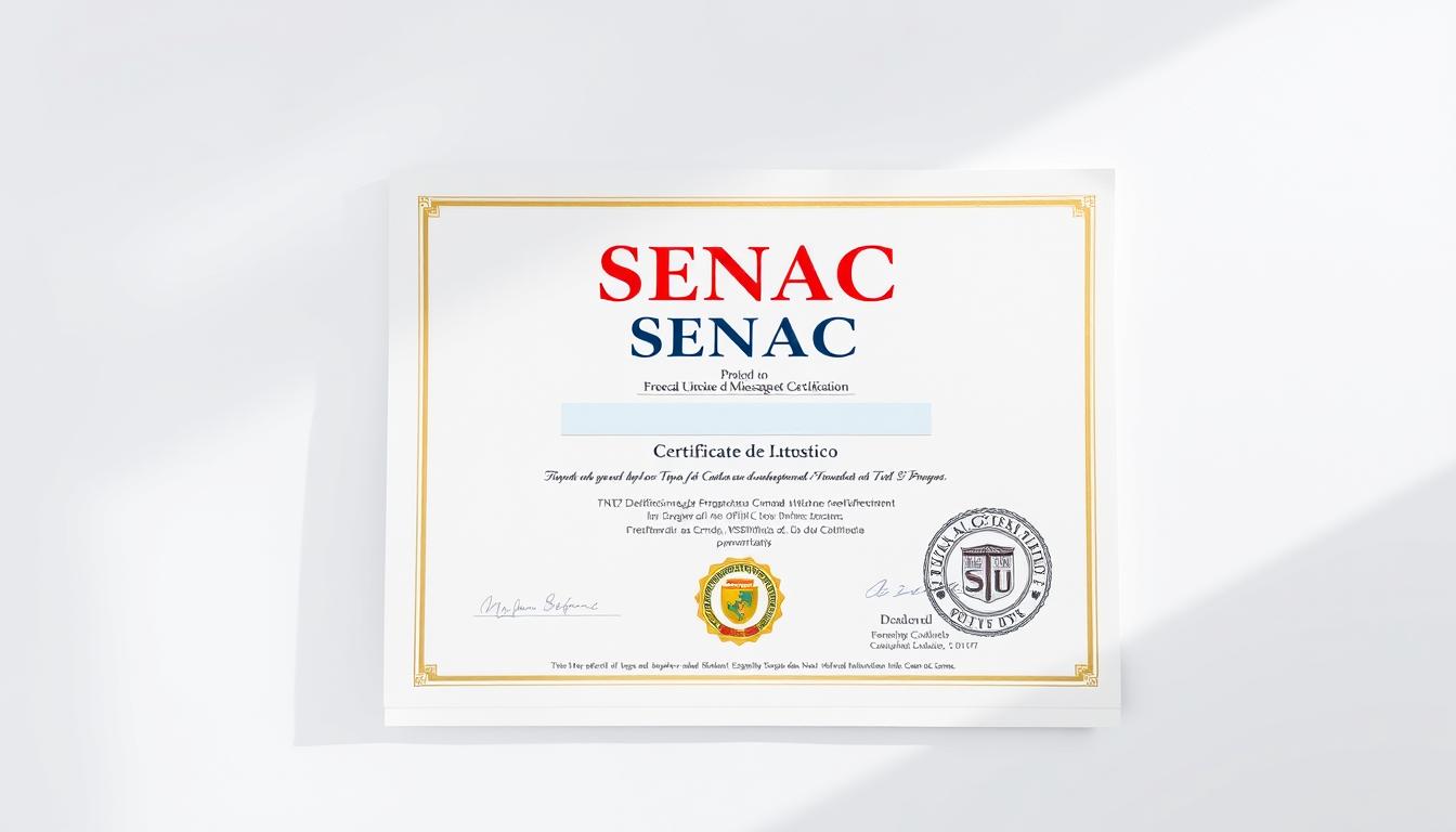 certificados SENAC