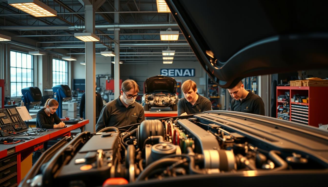 Curso de Mecânica Automotiva no SENAI