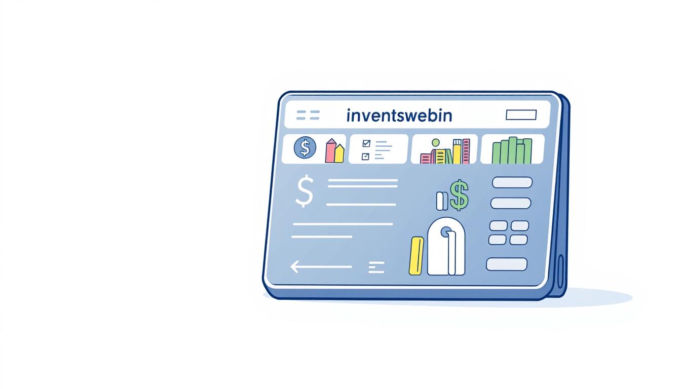 A detailed, well-lit illustration of a Swedish "Investeringssparkonto" (investment savings account) against a clean, minimalist background. The account is depicted as a sleek, modern financial instrument with a balanced portfolio of stocks, bonds, and other assets visible within. The image conveys a sense of security, stability, and accessible wealth management, aligning with the article's focus on smart investment strategies for beginners.