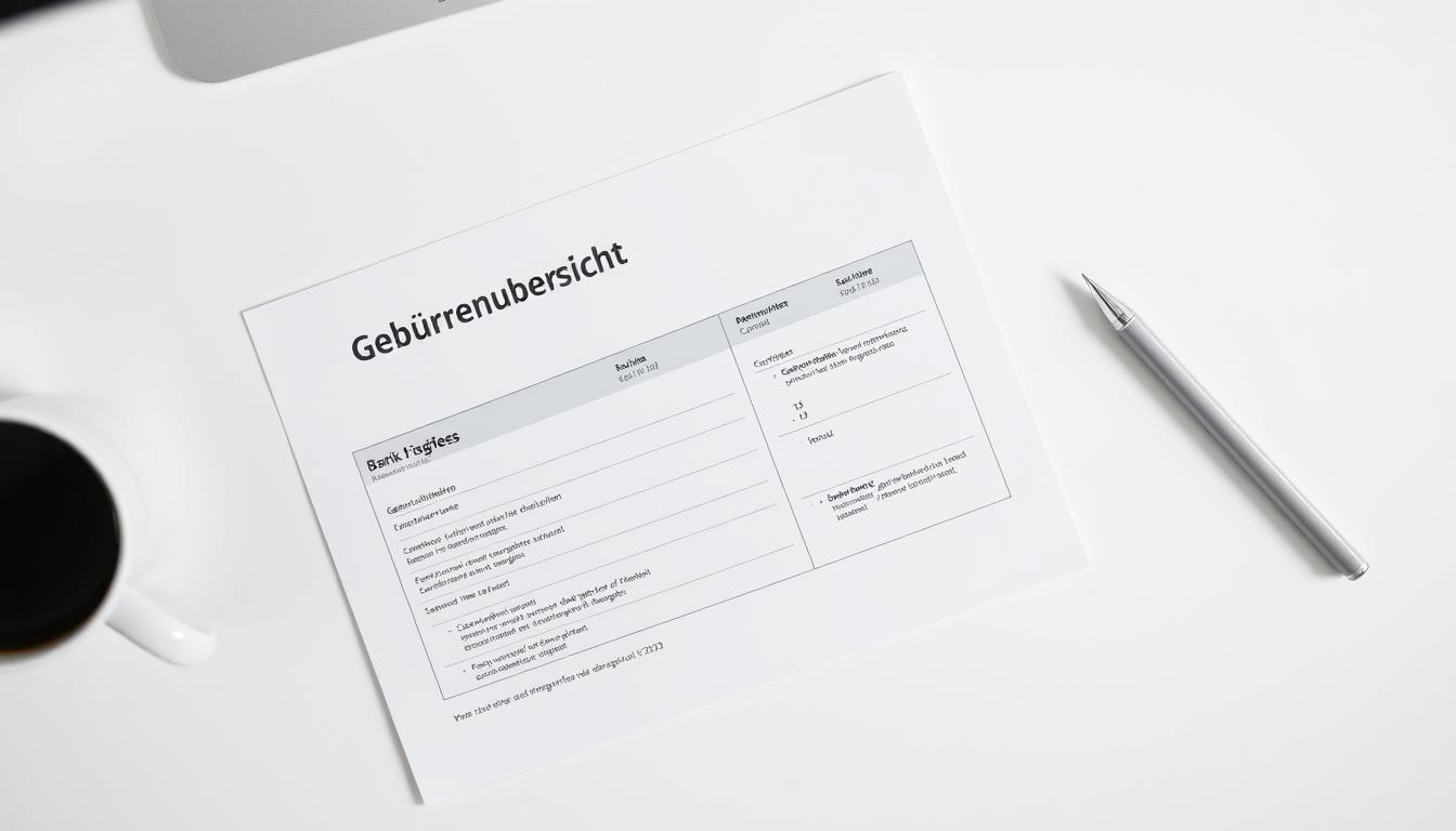 Gebührenübersicht