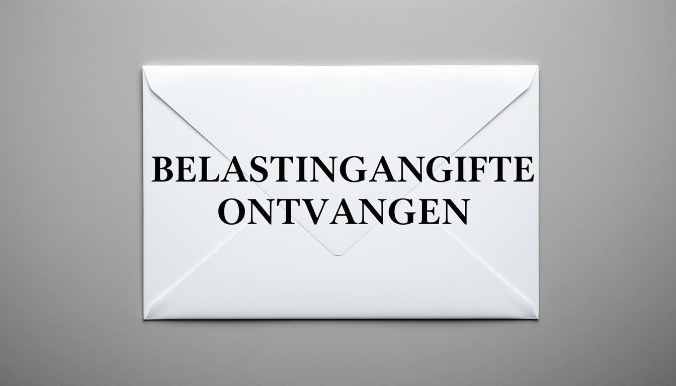 belastingaangifte ontvangen