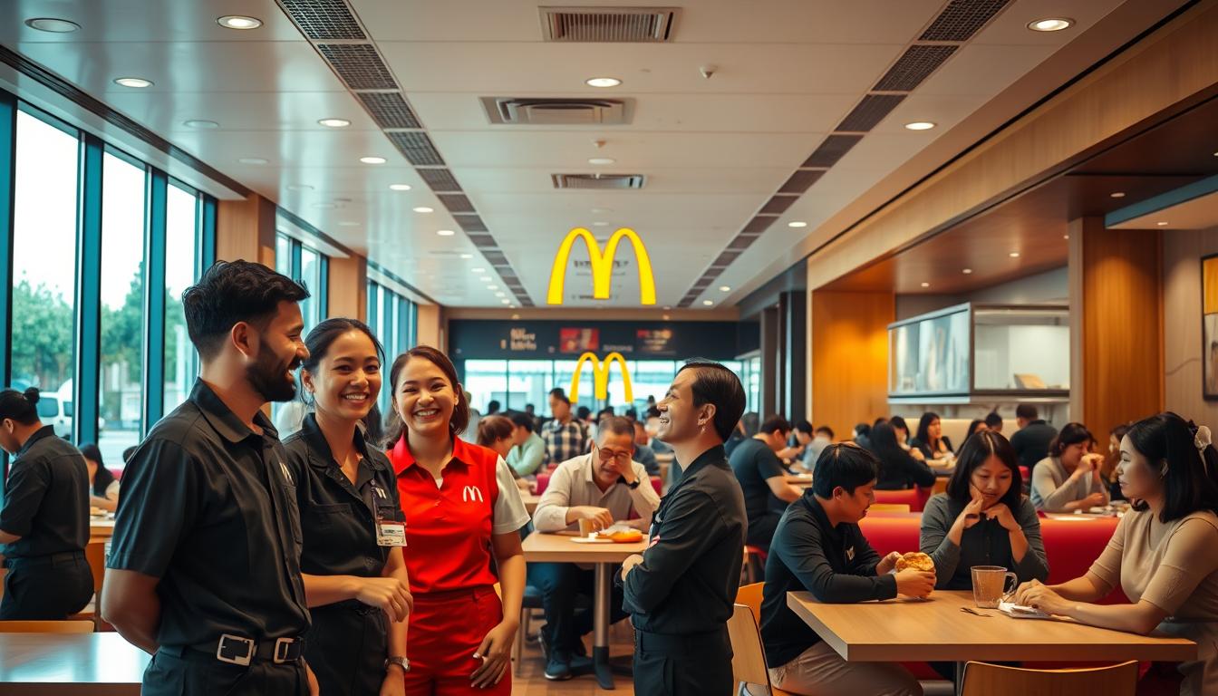 Ambiente laboral en McDonald's