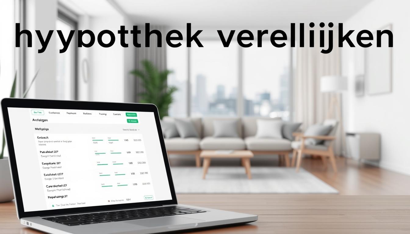 hypotheek vergelijken