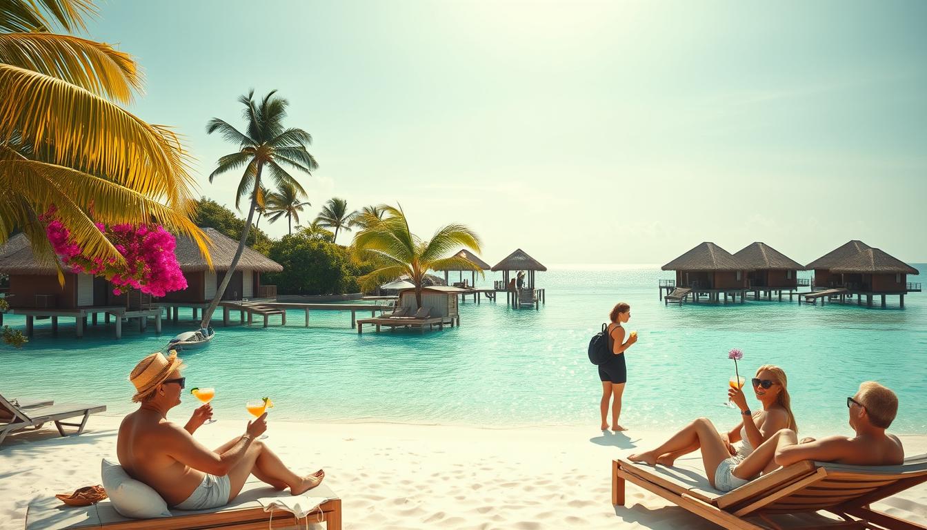 Resort operations in the Maldives