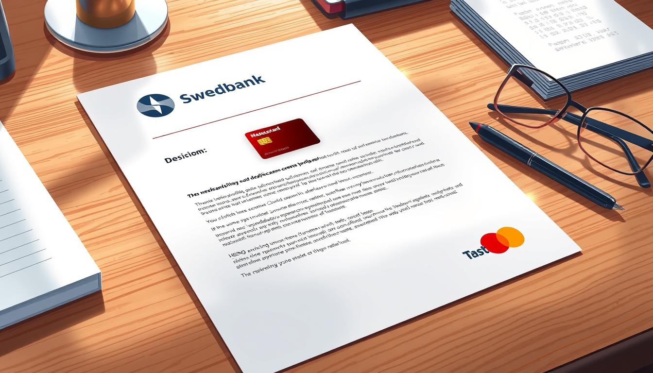 beslut ansökan Swedbank Mastercard