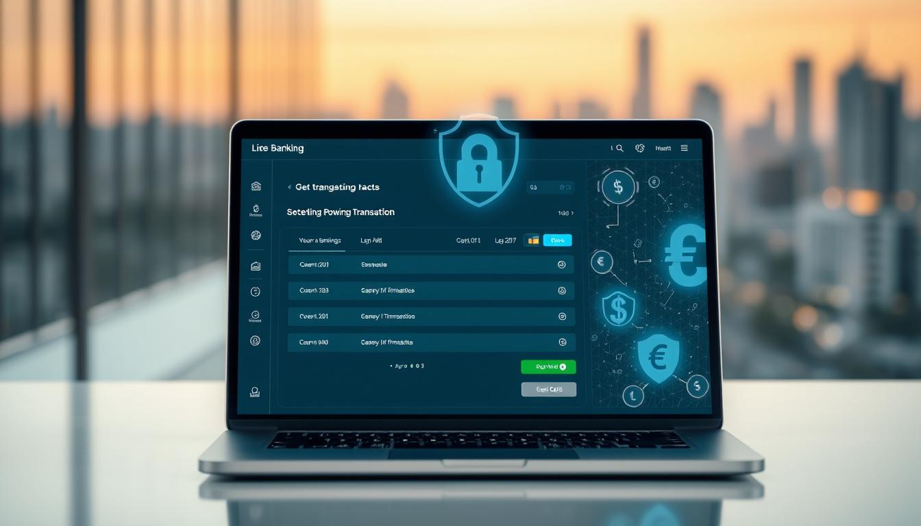 transações financeiras online