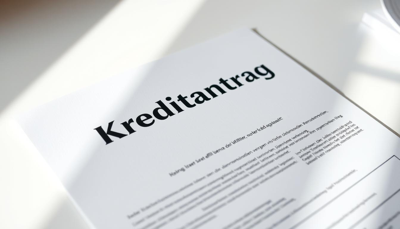 Kreditantrag Definition