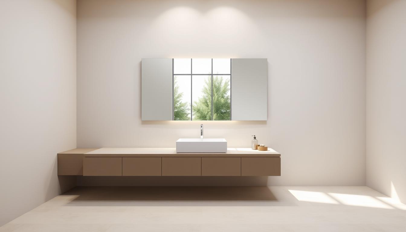minimalistische Badezimmerdesigns 2025