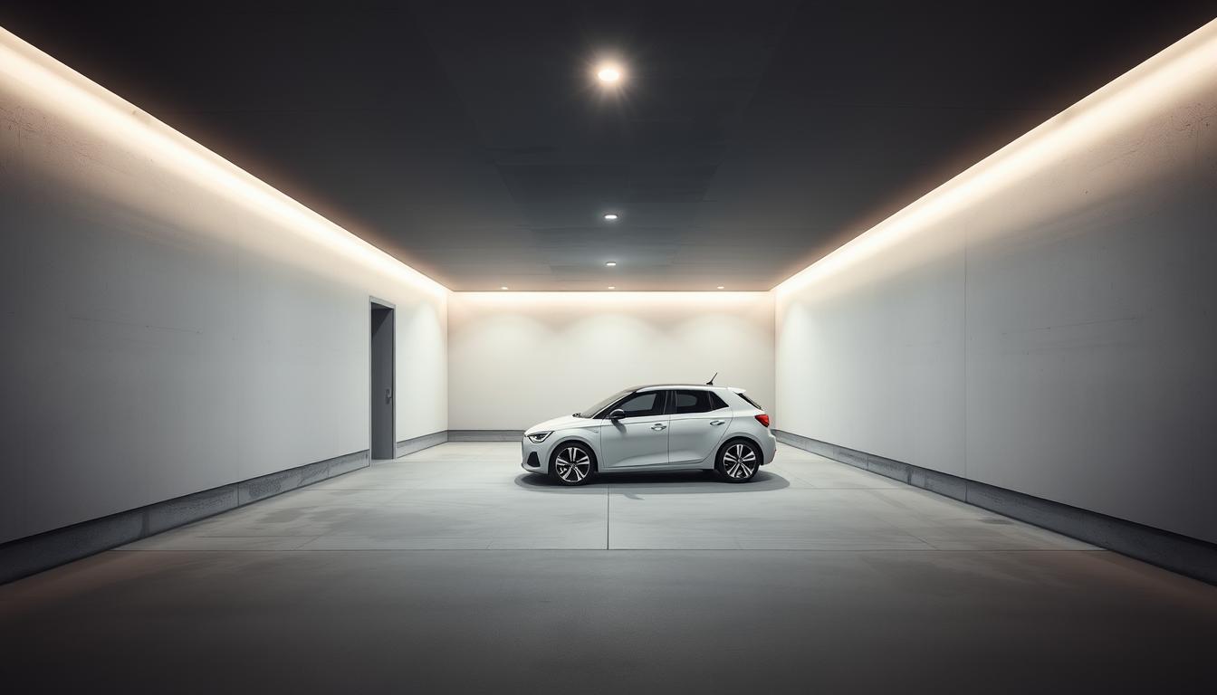 platzsparende Garagenlösung