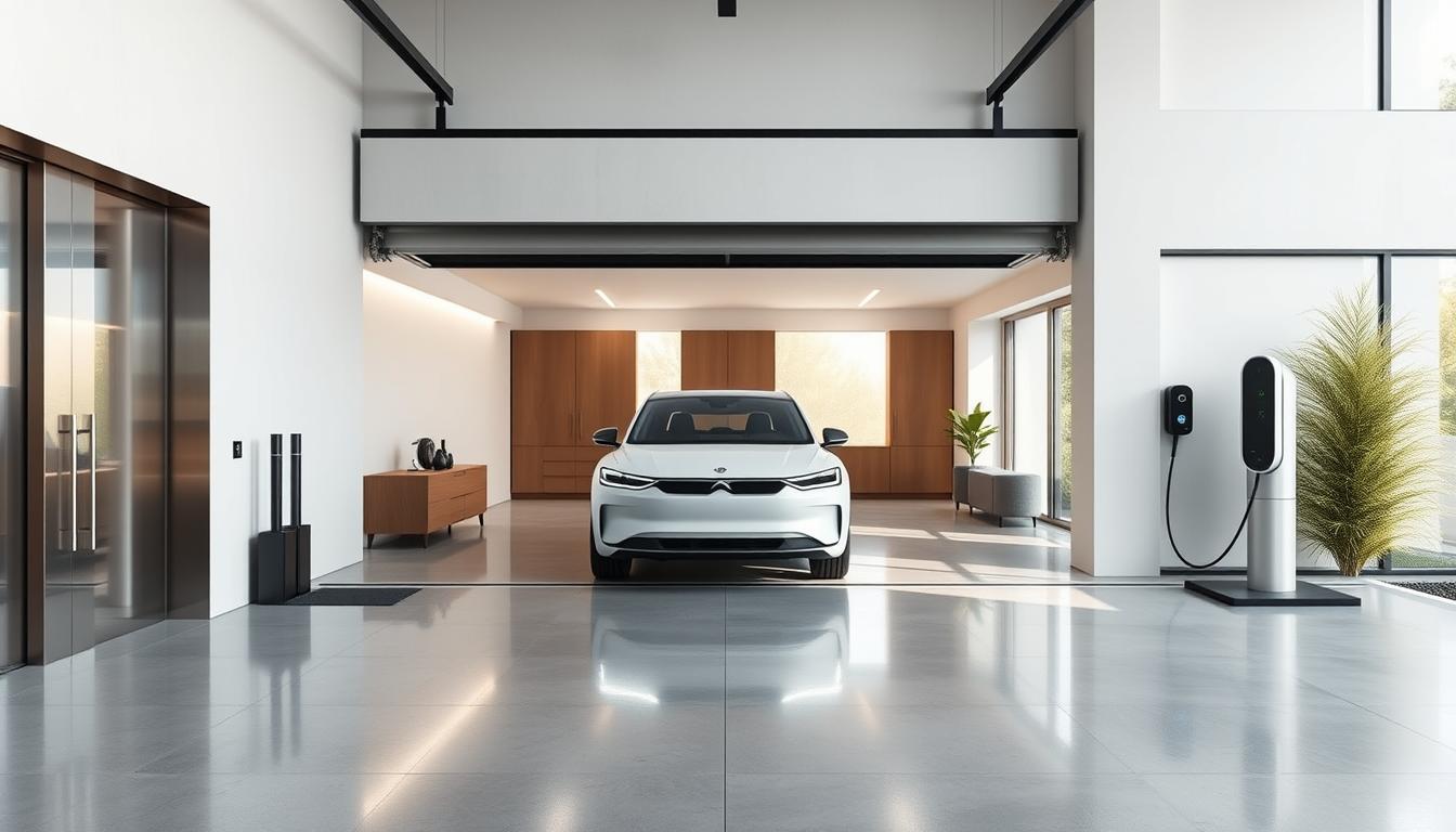 vollintegrierte Smart-Home-Garage