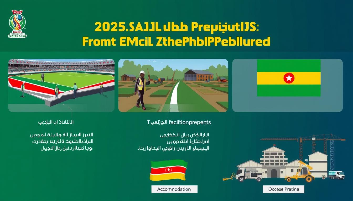 استعدادات البنية التحتية في الدول المضيفة لبطولة أمم إفريقيا للمحليين 2025
