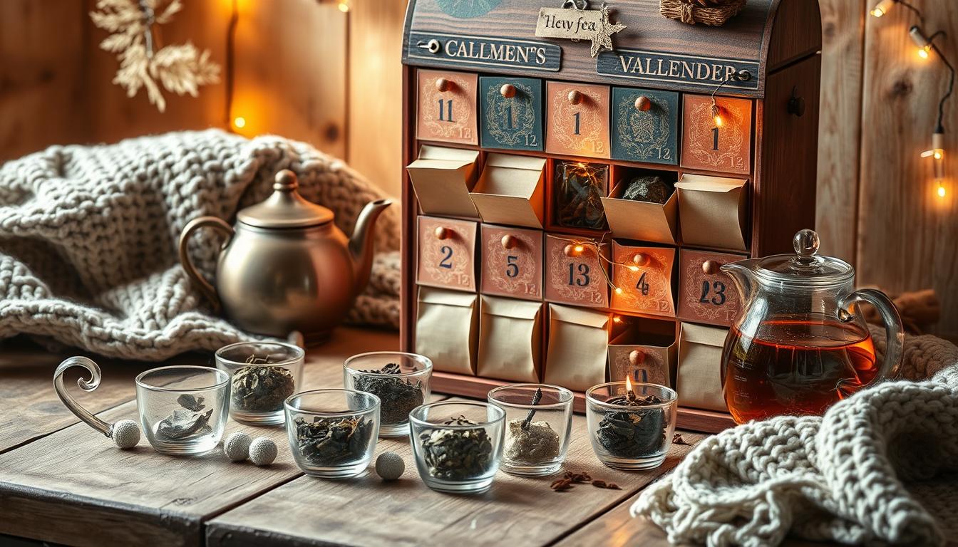 kalendarz adwentowy z herbatą