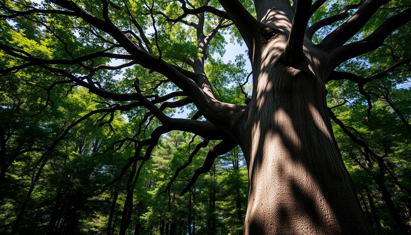 ile rośnie dąb na rok