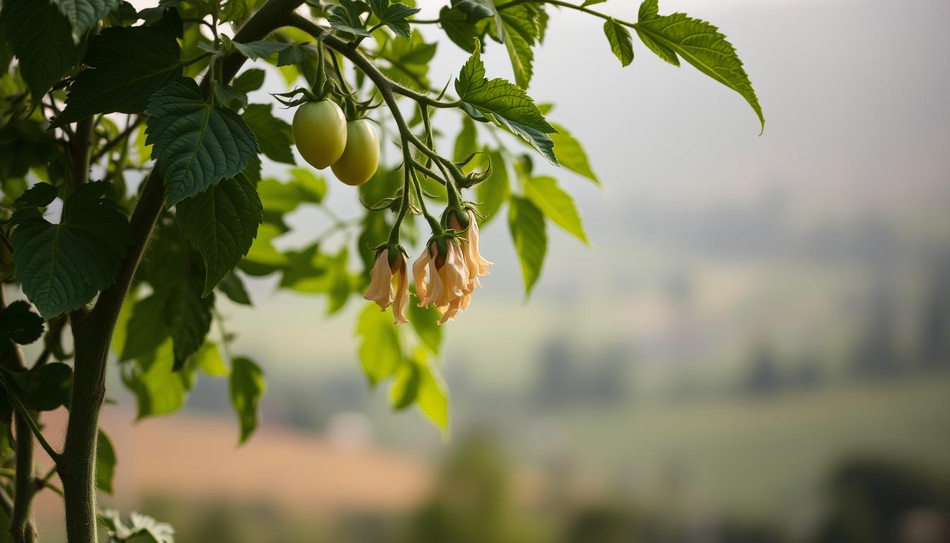 dlaczego opadają kwiaty pomidorów