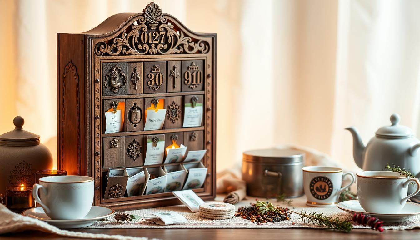 kalendarz adwentowy z herbatą