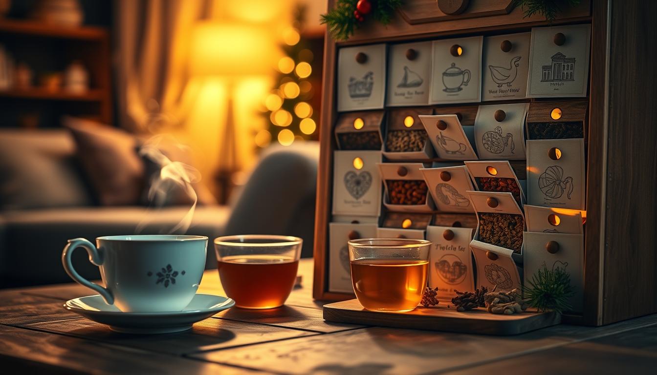 kalendarz adwentowy z herbatą