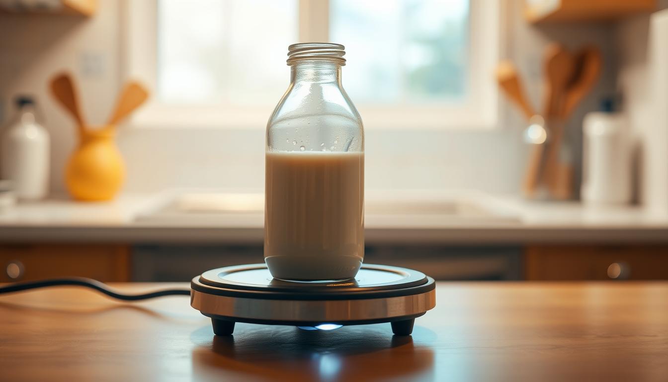 jak podgrzać mleko matki z lodówki