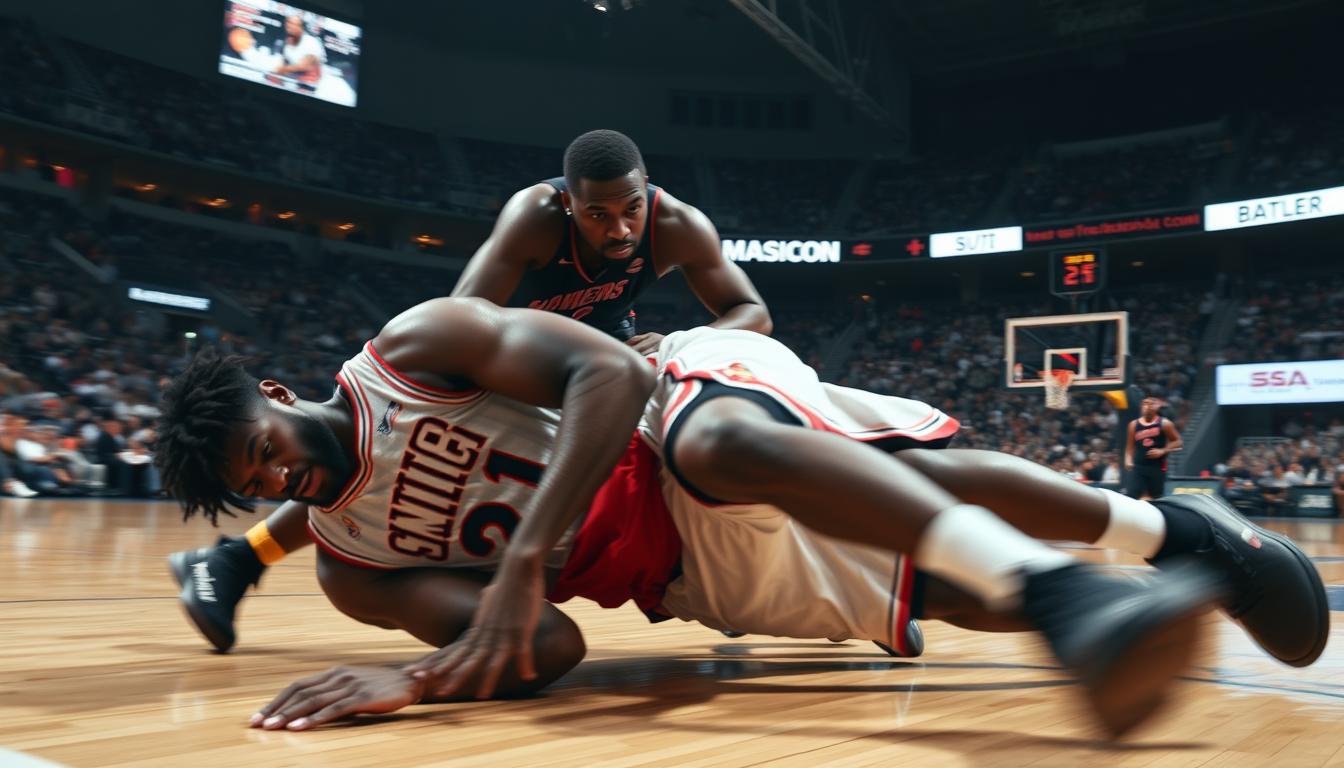 Jimmy Butler injury collision