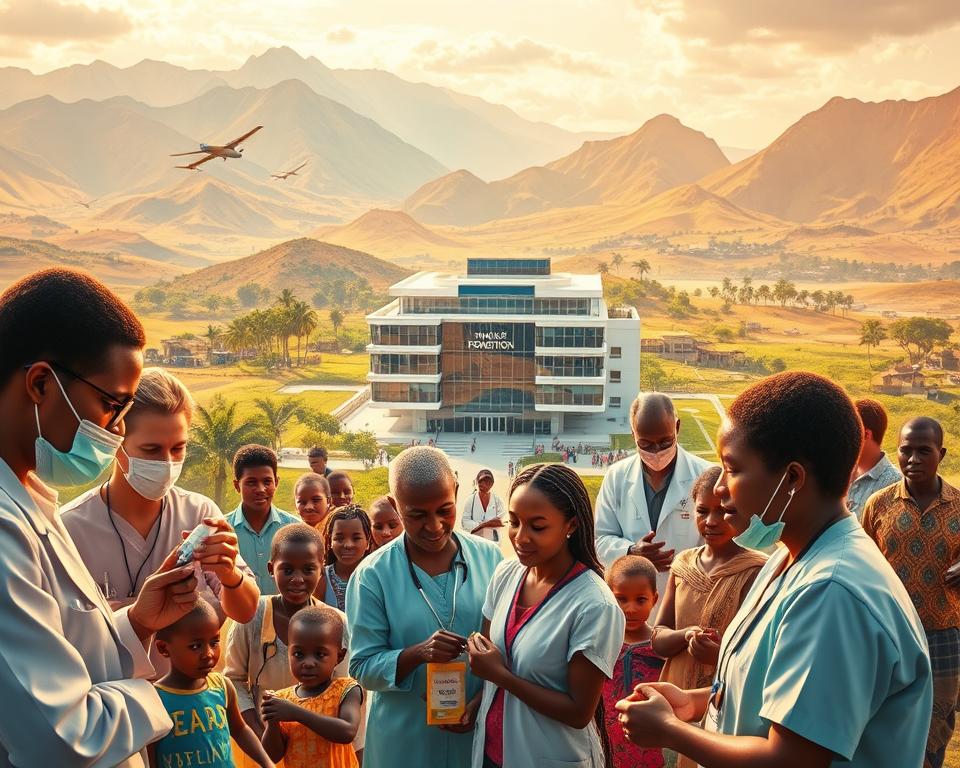 Gates Foundation's work in global health