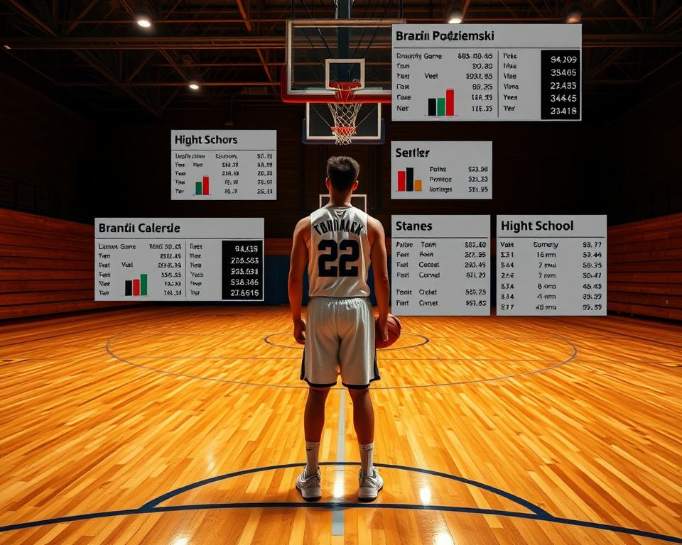 brandin podziemski high school stats