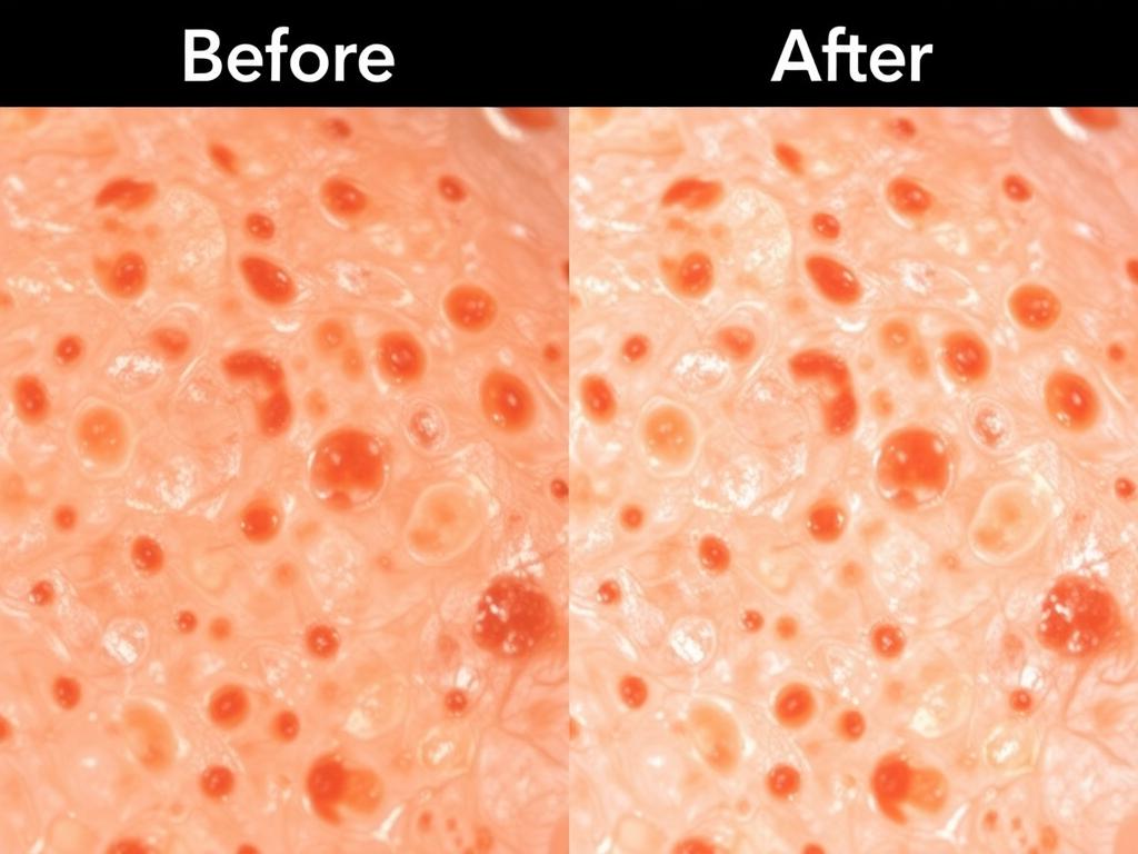 Niacinamida do Clareador Nutralfit uniformizando o tom da pele