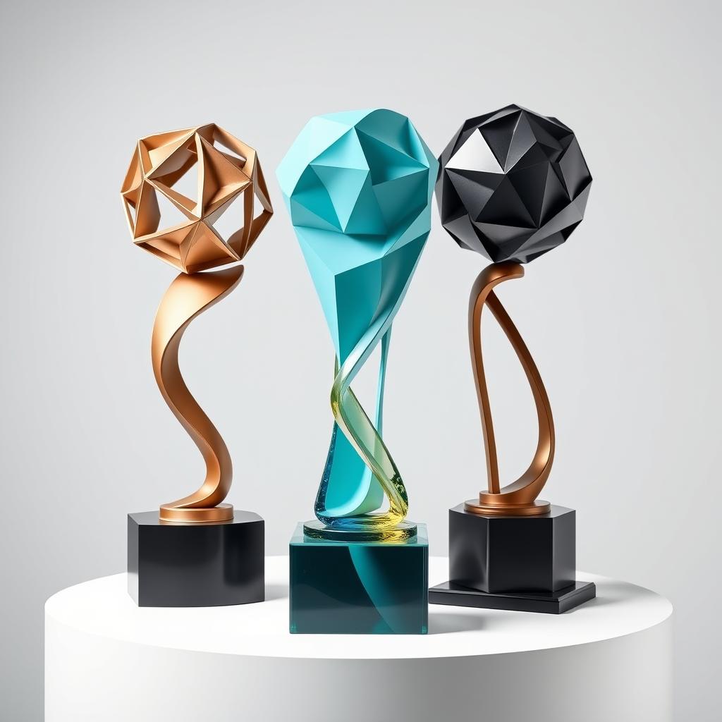 Innovative 3D-gedruckte Trophäen mit komplexen Strukturen