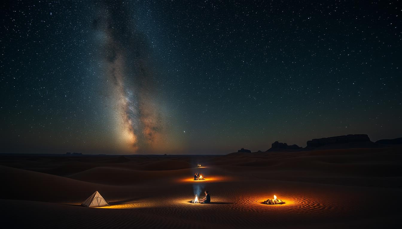 stargazing in the Sahara Desert