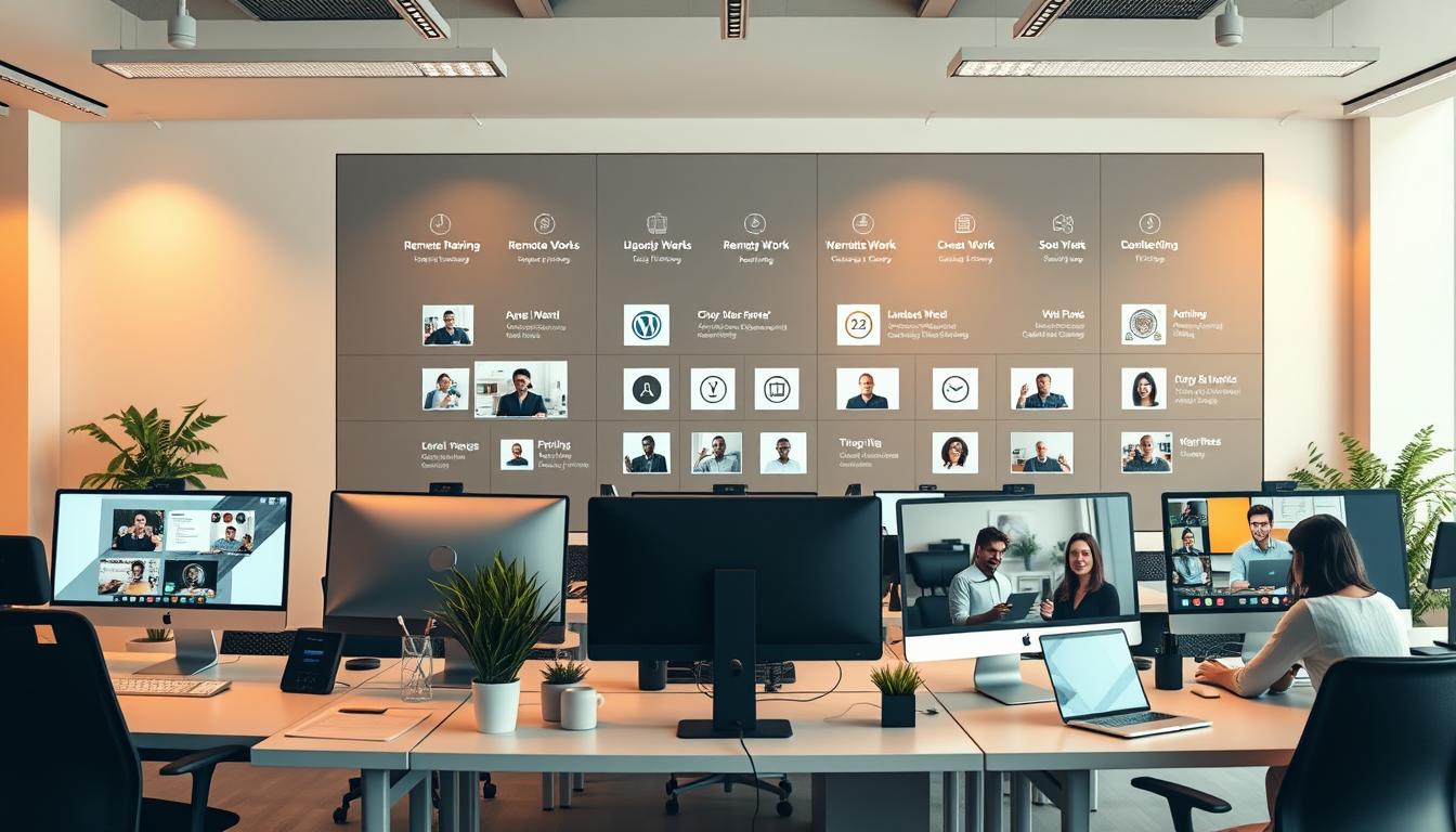 Plataformas de trabalho remoto