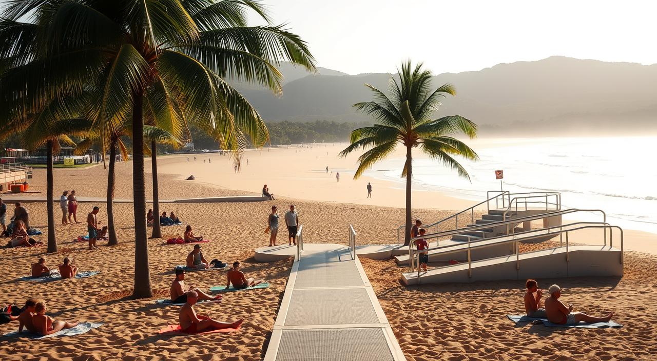praias acessíveis no Sudeste